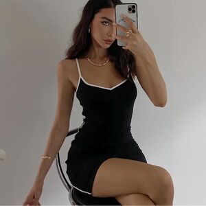 Princess Polly Arabellae Mini Dress Black